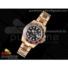 AP공장 롤렉스 GMT마스터2 루트비어금통 브레이슬릿 GMT Master II 126715 CHNR 904L SS APF 1:1 Best Edition on RG Bracelet VR3285 CHS