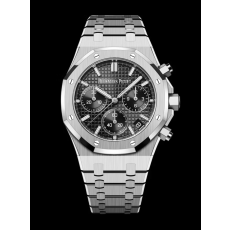 APS공장 오데마피게 로얄오크 크로노그래프 스틸 블랙다이얼 브레이슬릿 Royal Oak Chrono 26240 SS APSF 1:1 Best Edition Black Dial on SS Bracelet SA4401 Super Clone