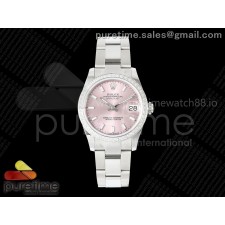 AR공장 롤렉스 레이디 데이저스트 31 핑크다이얼 다이아몬드베젤 오이스터브레이슬릿 DateJust 31 SS ARF 1:1 Best Edition Pink Stick Dial Diamonds Bezel on Oyster Bracelet ETA2688