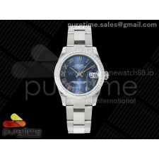 AR공장 롤렉스 레이디 데이저스트 31 블루다이얼 로만인덱스 다이아몬드베젤 오이스터브레이슬릿 DateJust 31 SS ARF 1:1 Best Edition Blue Roman Dial Diamonds Bezel on Oyster Bracelet ETA2688