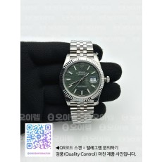 국내배송!! VS공장 롤렉스 데이저스트 41 스틸 그린플루티드다이얼 플루티드베젤 쥬빌레브레이슬릿 (고유번호 os60)