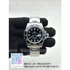 국내배송!! VS공장 롤렉스 서브마리너 41 신형 블랙데이트 브레이슬릿 (고유번호 0s93)
