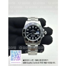 국내배송!! VS공장 롤렉스 서브마리너 41 신형 블랙데이트 브레이슬릿 (고유번호 0s94)
