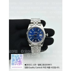 국내배송!! VS공장 롤렉스 데이저스트 41 블루다이얼 플루티드베젤 쥬빌레브레이슬릿 (고유번호 os7)