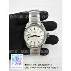 국내배송!! VS공장 오메가 아쿠아테라 150M 골프에디션 화이트다이얼 브레이슬릿 (고유번호 vsom1)