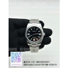 국내배송!! GM공장 롤렉스 오이스터퍼페츄얼 41미리 블랙다이얼 브레이슬릿 (고유번호 GM1)