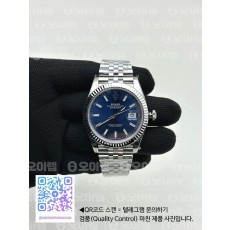 국내배송!! VS공장 롤렉스 데이저스트 41 블루다이얼 플루티드베젤 쥬빌레브레이슬릿 (고유번호 VS2)